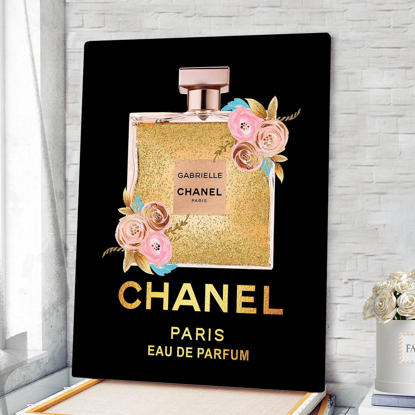 CHANEL PERFUME BOTTLE wall art