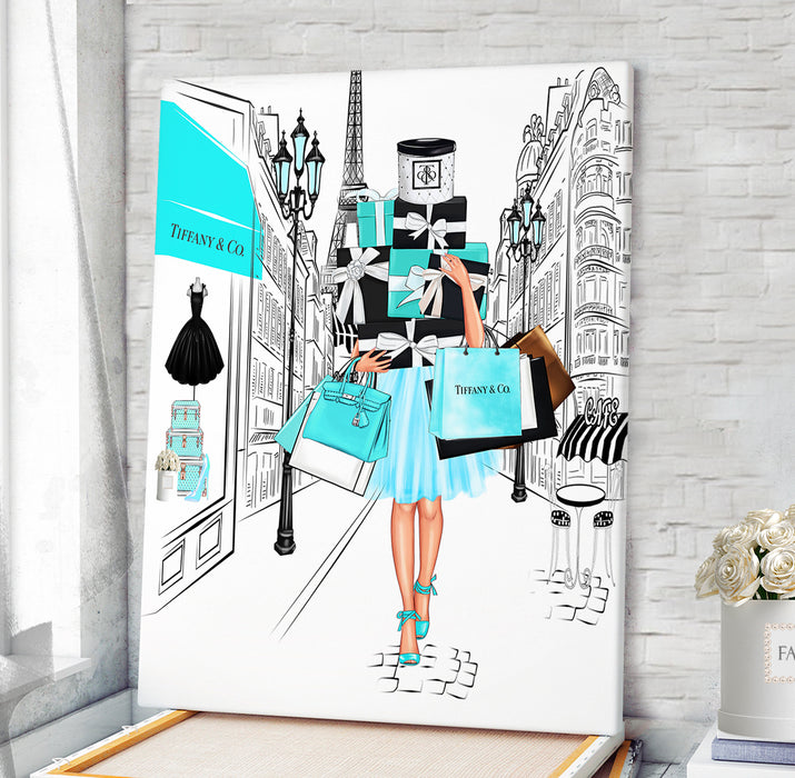 Fashion print - Fashion wall art - Canvas Wall Art - Fashion Poster