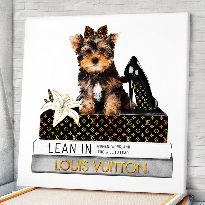 Yorkshire Terrier Print - Fashion Wall Art - Fashion Prints - Canvas Wall Art - Fashion Poster (Copy)