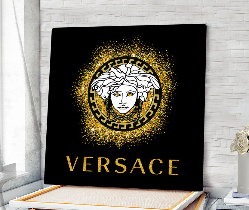 Gold Glitter Fashion Print - Fashion Wall Art - Canvas Wall Art - Fashion Poster