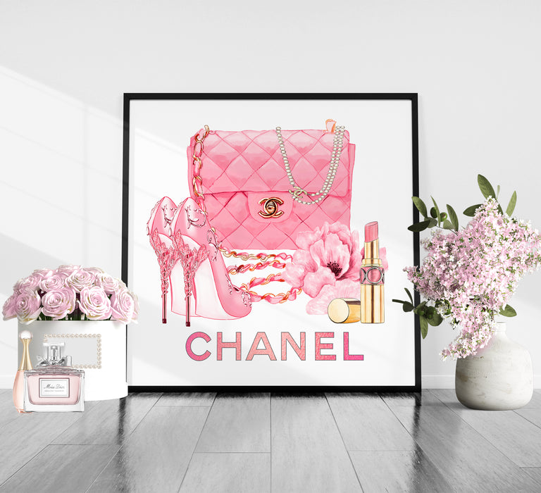 Fashion print - Fashion wall art - Canvas Wall Art - Fashion Poster