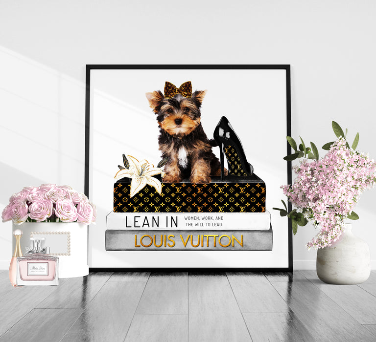 Yorkshire Terrier Print - Fashion Wall Art - Fashion Prints - Canvas Wall Art - Fashion Poster (Copy)