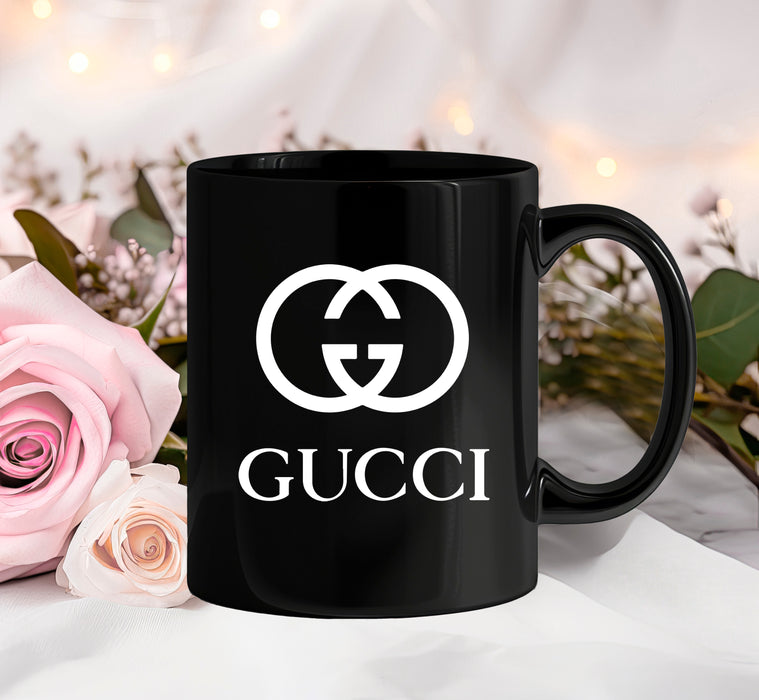 Black Ceramic Coffee Mug 11oz, 15oz - Fashion Print