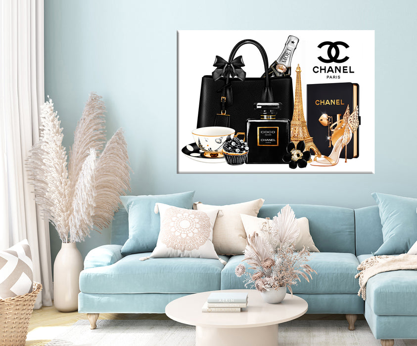 Fashion print - Fashion wall art - Canvas Wall Art - Fashion Poster