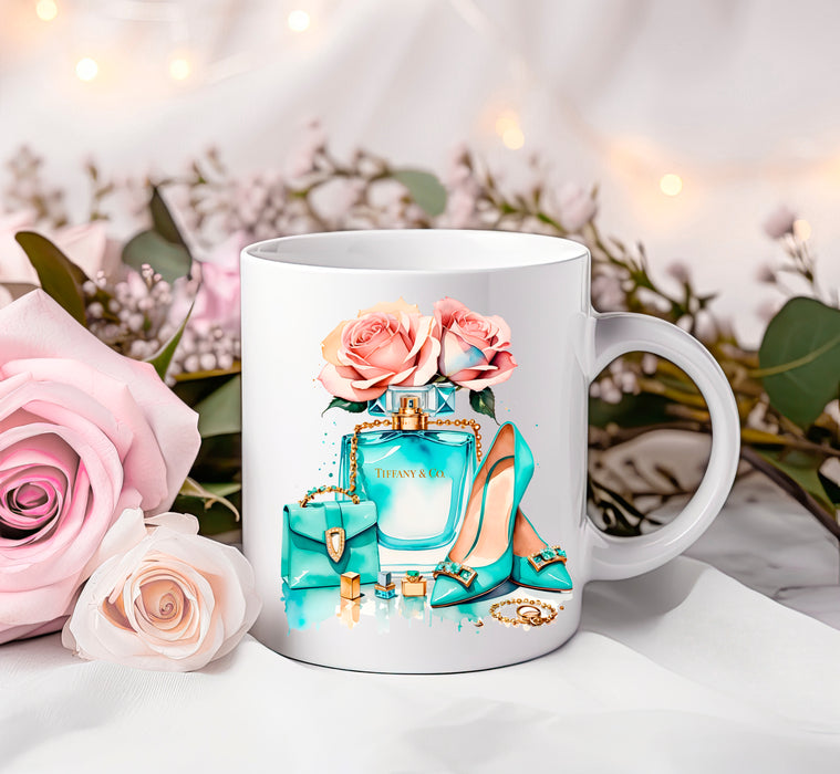 Kaffeetasse aus Keramik, 11 oz, 15 oz – Fashion Print