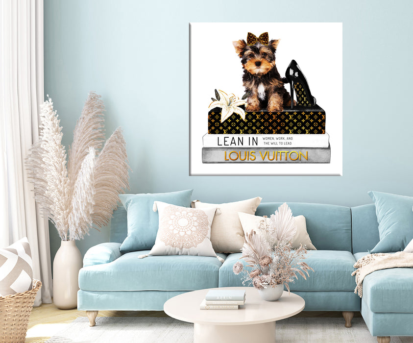 Yorkshire Terrier Print - Fashion Wall Art - Fashion Prints - Canvas Wall Art - Fashion Poster (Copy)