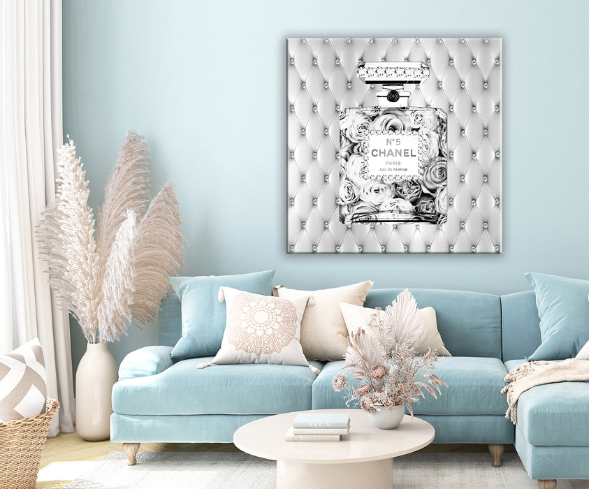 Strasslippen - Fashion Wall Art - Leinwandwandkunst - Fashion Poster