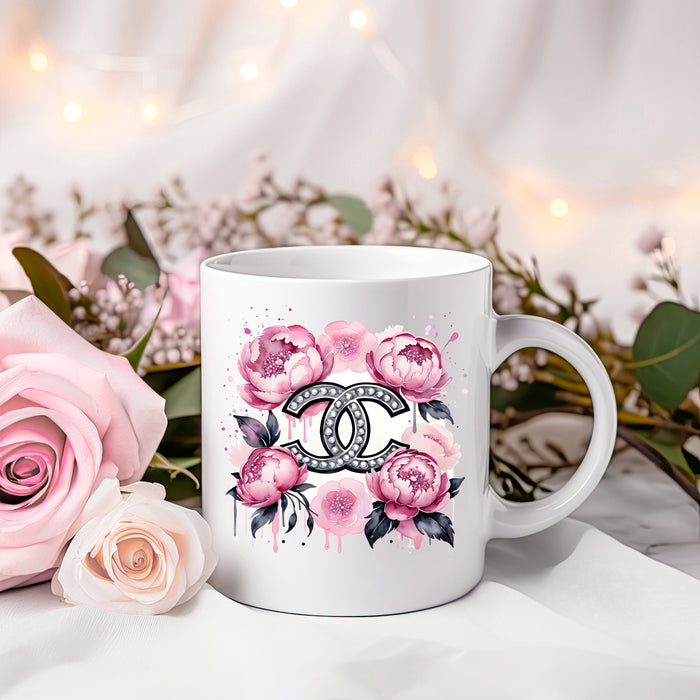 Kaffeetasse aus Keramik, 11 oz, 15 oz – Fashion Print