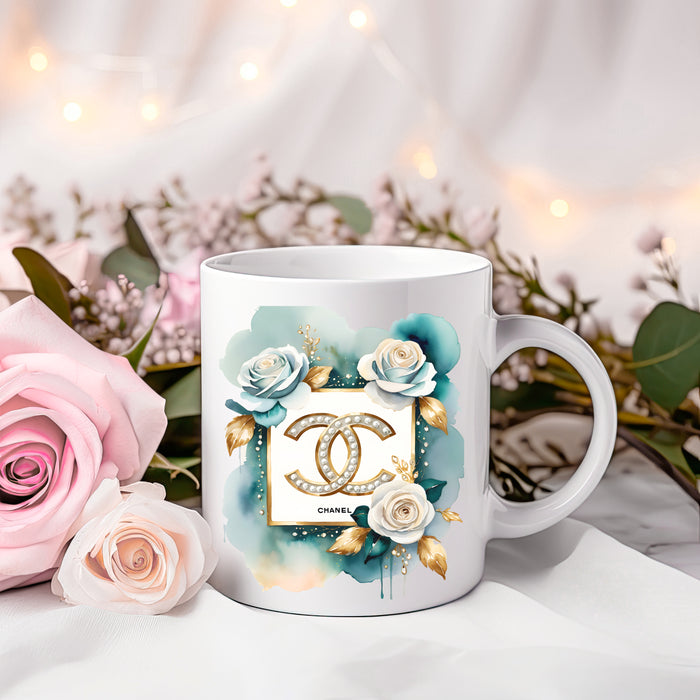 Kaffeetasse aus Keramik, 11 oz, 15 oz – Fashion Print