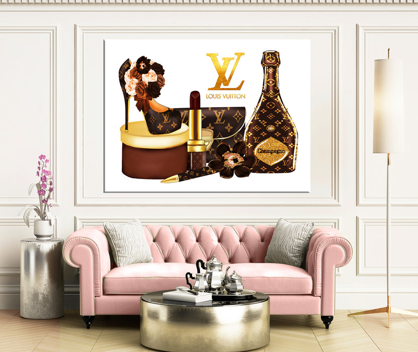 Fashion print - Fashion wall art - Canvas Wall Art - Fashion Poster