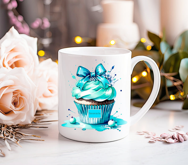 Ceramic Coffee Mug 11oz, 15oz - Cupcake Print - Fashion Print