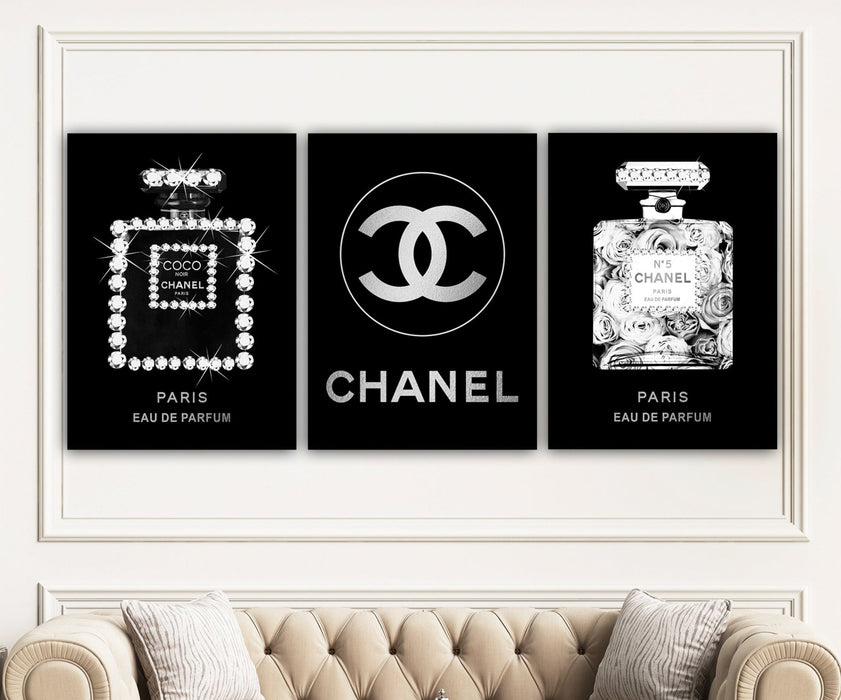 3 Set - Fashion Prints - Fashion Wall Art - Canvas Wall Art - Fashion Poster