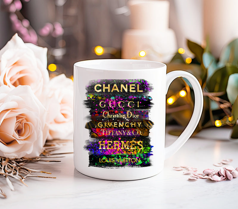 Kaffeetasse aus Keramik, 11 oz, 15 oz – Fashion Print