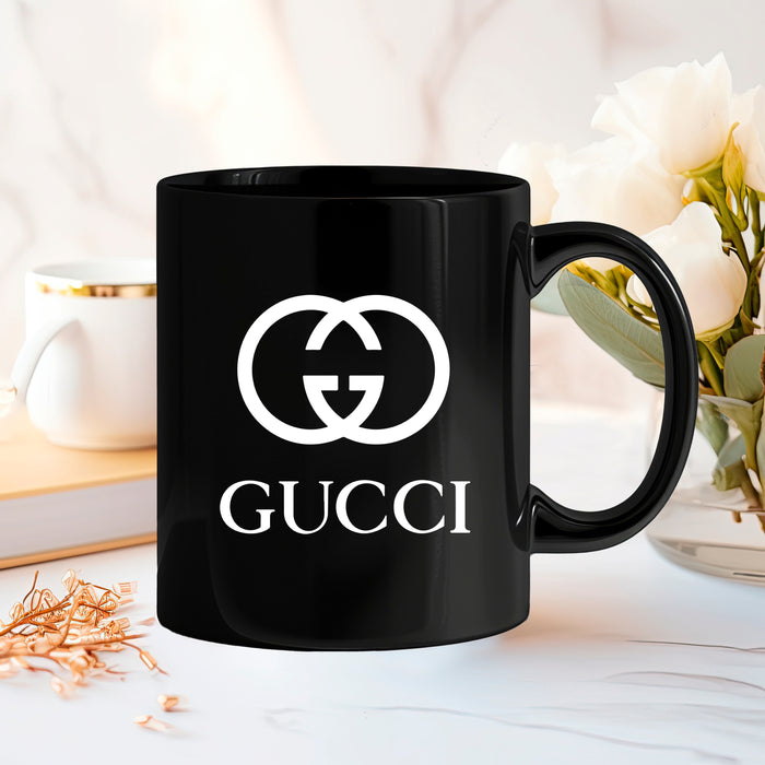 Black Ceramic Coffee Mug 11oz, 15oz - Fashion Print