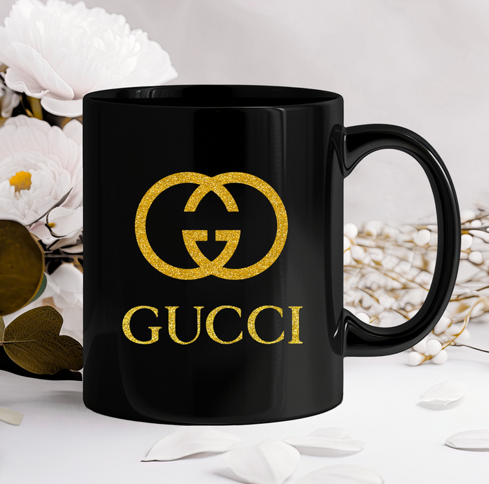 Black Ceramic Coffee Mug 11oz, 15oz - Fashion Print