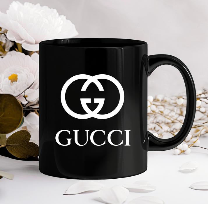 Black Ceramic Coffee Mug 11oz, 15oz - Fashion Print