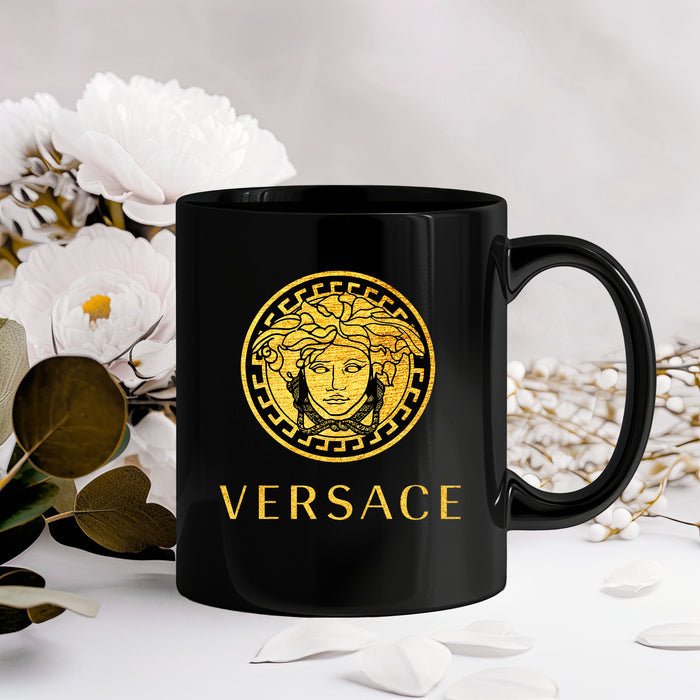 Black Ceramic Coffee Mug 11oz, 15oz - Fashion Print