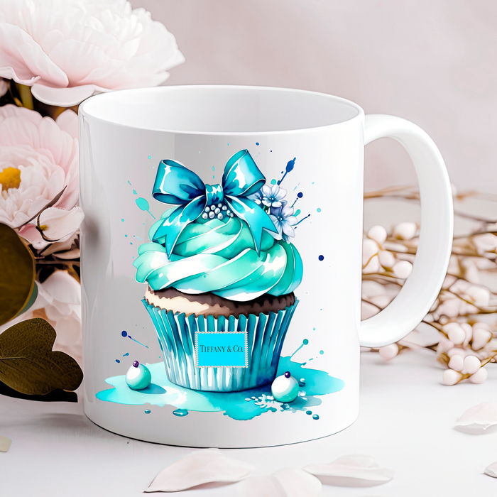 Ceramic Coffee Mug 11oz, 15oz - Cupcake Print - Fashion Print