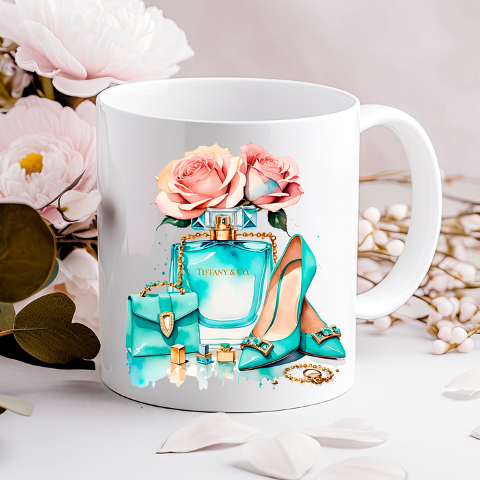 Kaffeetasse aus Keramik, 11 oz, 15 oz – Fashion Print