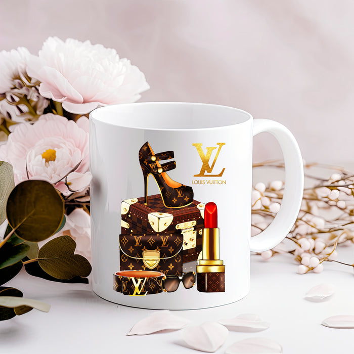 Kaffeetasse aus Keramik, 11 oz, 15 oz – Fashion Print