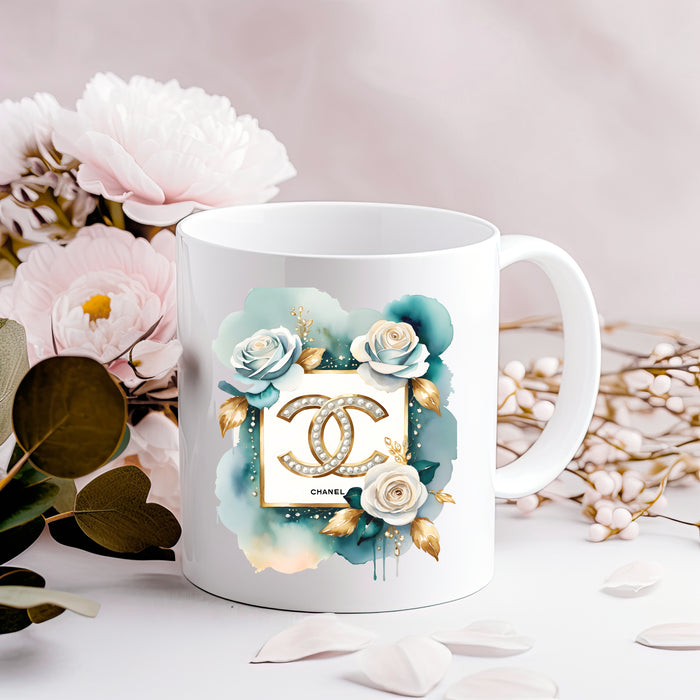 Kaffeetasse aus Keramik, 11 oz, 15 oz – Fashion Print