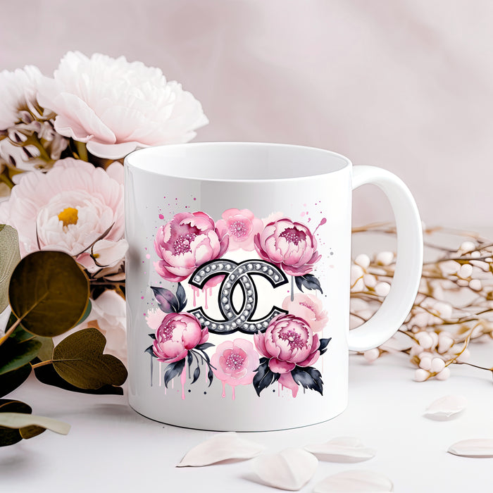 Kaffeetasse aus Keramik, 11 oz, 15 oz – Fashion Print