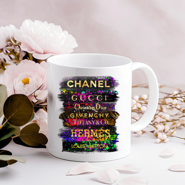 Kaffeetasse aus Keramik, 11 oz, 15 oz – Fashion Print