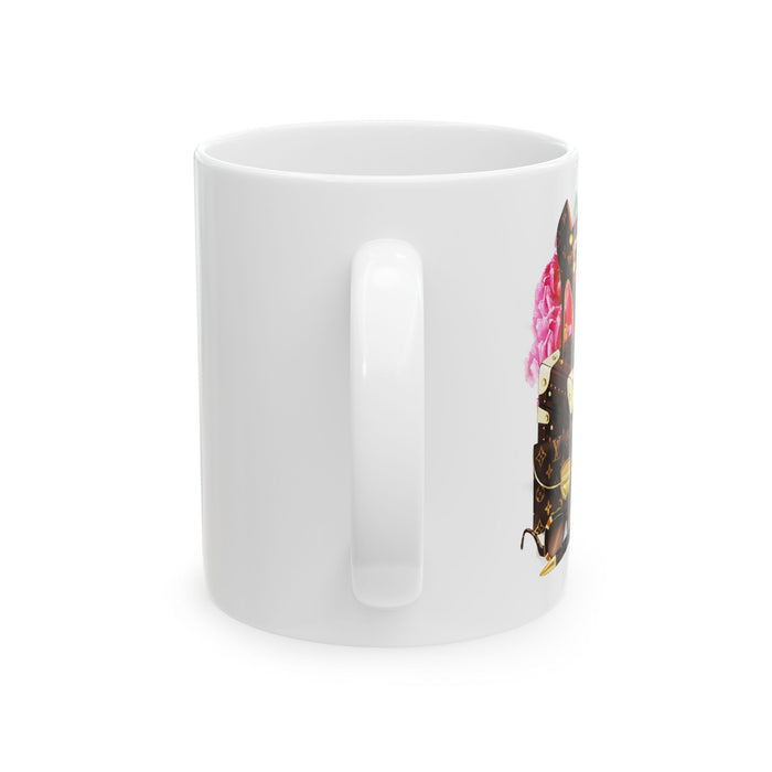 Kaffeetasse aus Keramik, 11 oz, 15 oz – Fashion Print