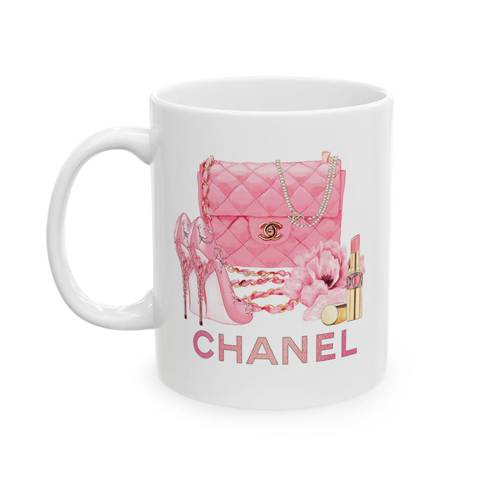 Kaffeetasse aus Keramik, 11 oz, 15 oz – Fashion Print