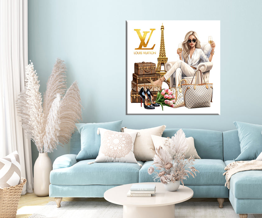 Fashion Wall Art - Fashion Prints - Canvas Wall Art - Fashion Poster