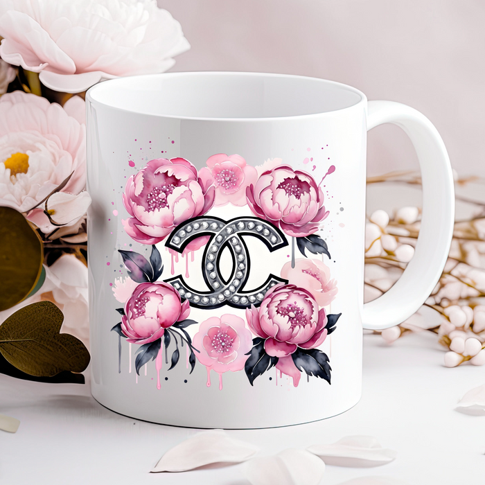 Kaffeetasse aus Keramik, 11 oz, 15 oz – Fashion Print